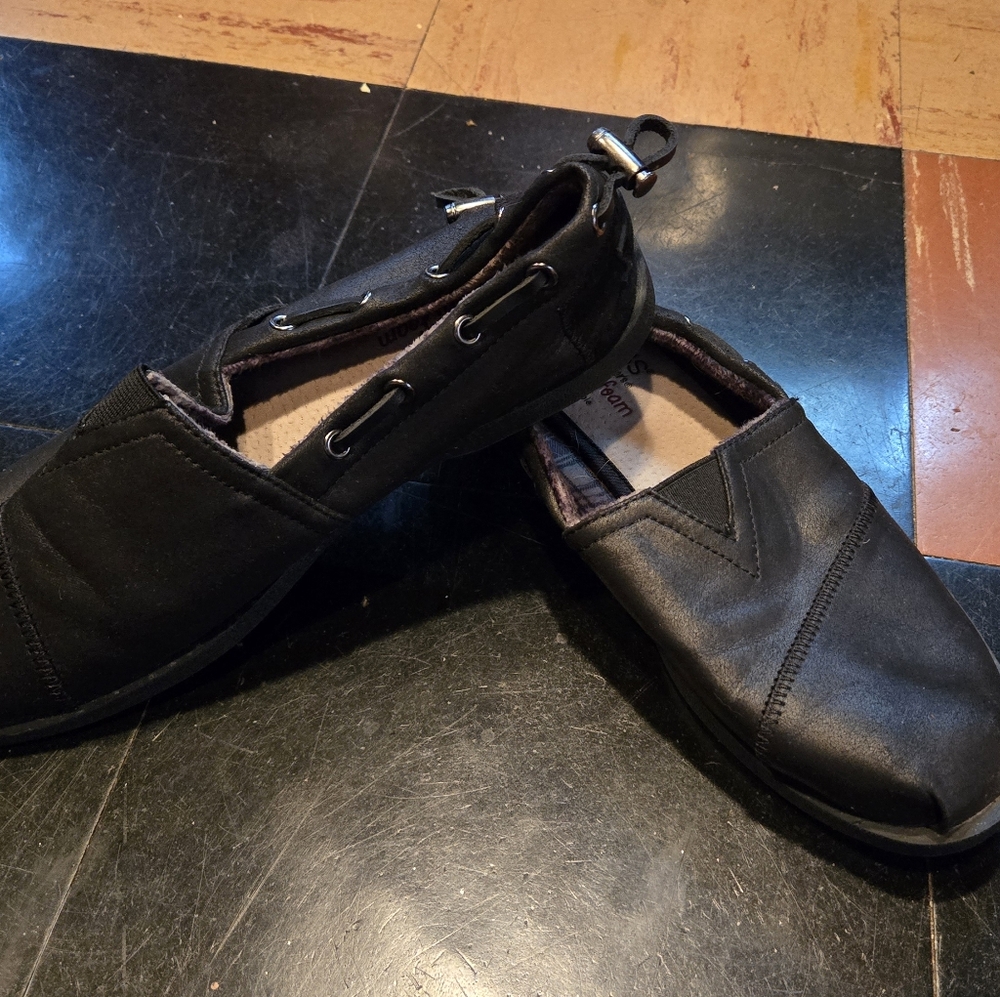 Bobs From Sketchers Memory Foam Slip On Shoes Bla… - image 8